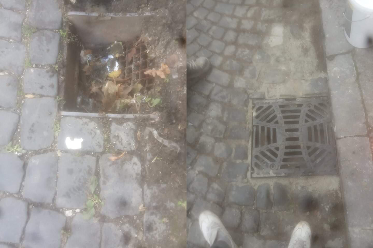 Oprava poklopu kanalizácie oprava poklopu