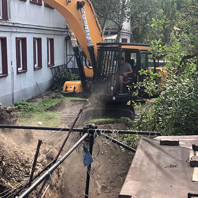 budovanie kanalizacie